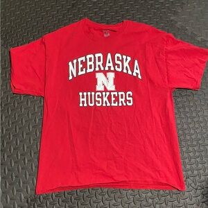 Champion Red Nebraska Huskers Short Sleeve Tee